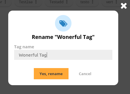 tag renaming